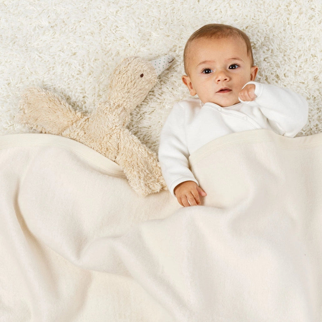 The Goose Plush Lovey – Soft Sherpa Baby Snuggle Toy